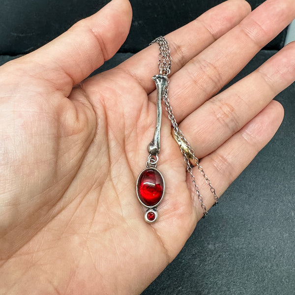 Blood and Bone Amulet Pendant